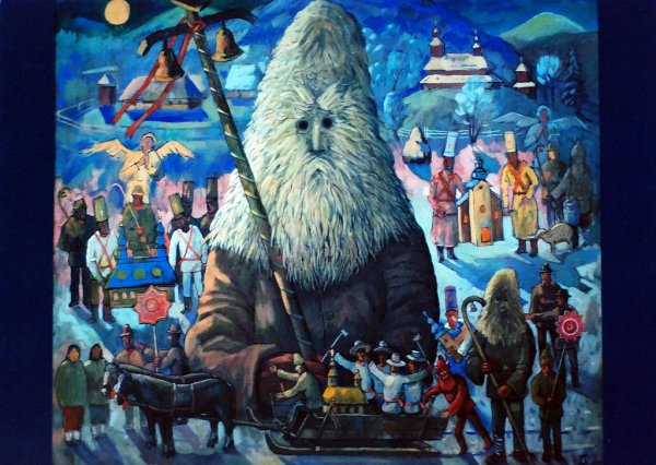 Ряженые в живописи