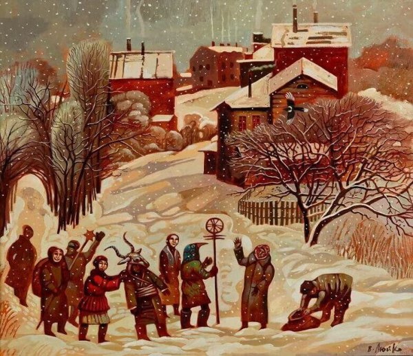 Традиции на Руси колядование