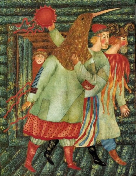 Вера Павлова художник русские праздники