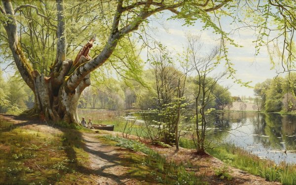 Педер мёрк мёнстед (Monsted, Peder Mork ,1859-1941)