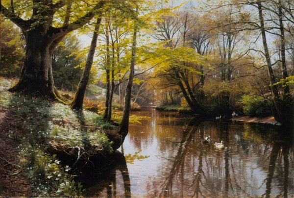Художник Петер мёрк мёнстед (Peder Mork Monsted, 1859-1941)