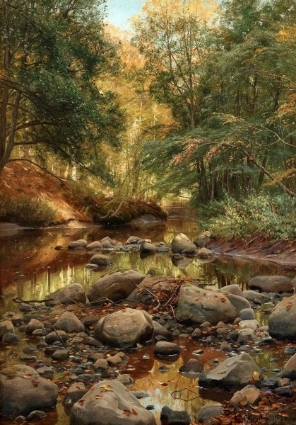 Датский живописец педер морк Монстед (1859-1941)