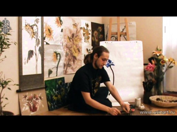 Китайская живопись тушью коты