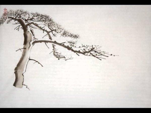 Гохуа китайская живопись зима