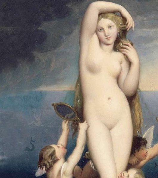 Николя Пуссен спящая Венера с Амуром