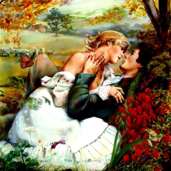 Романтика в картинах художников