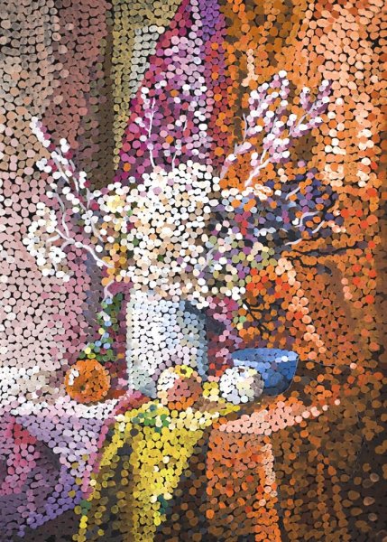 Техника пуантель в живописи