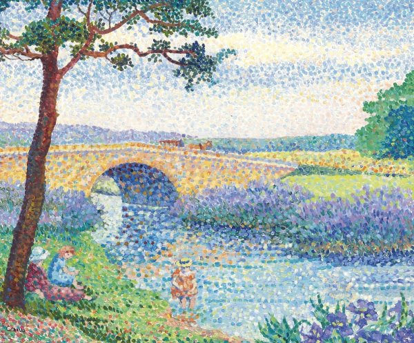 Французский художник Ивонн каню Yvonne Canu, 1921-2008