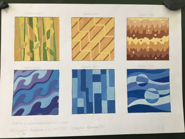 Теплые и холодные цвета