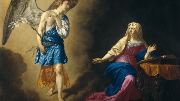 Адриан Ван де Вельде Благовещение