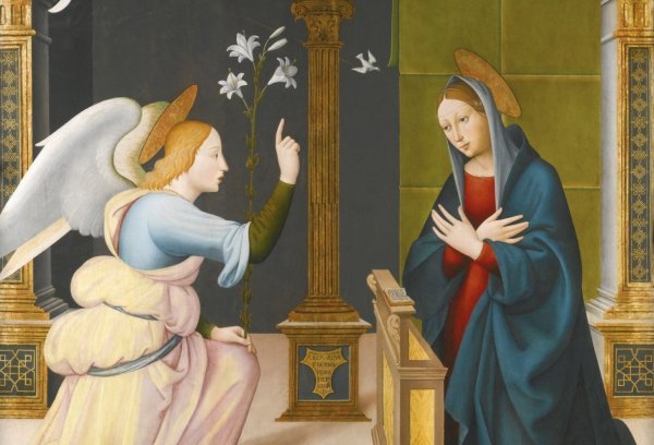 Сиенская школа Благовещение 14 век