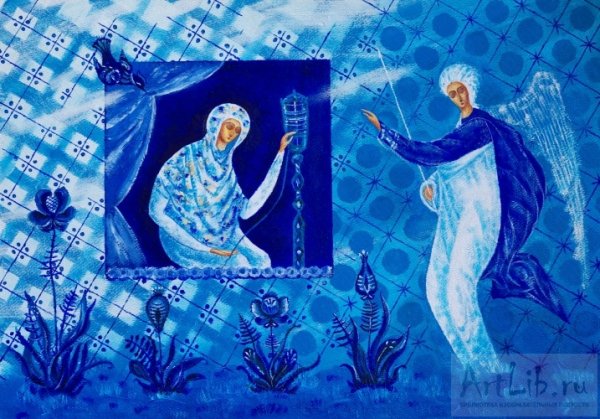 Благовещение иллюстрации современные