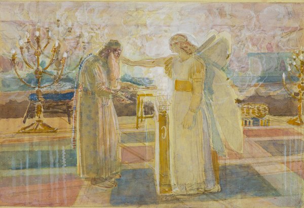 Иванов Архангел Гавриил поражает Захарию немотой