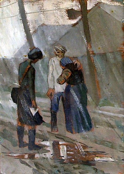 Письмо с фронта живопись