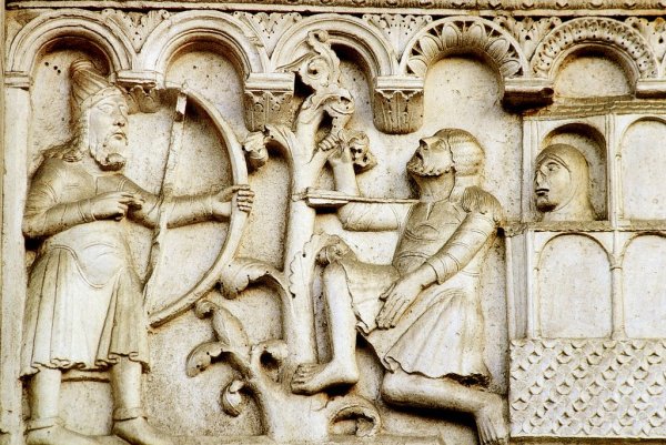 Романская скульптура (около 1000–1200)