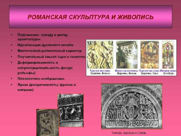 Таблица архитектура живопись скульптура