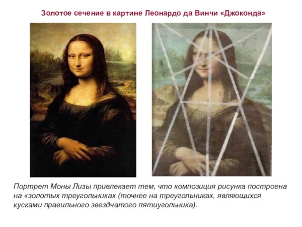 Золотое сечение Леонардо да Винчи