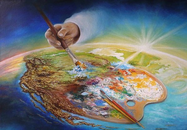 Планеты живопись