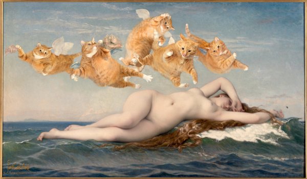 Александр Кабанель рождение Венеры 1863