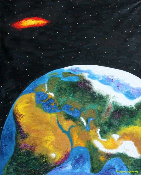 Картина земля