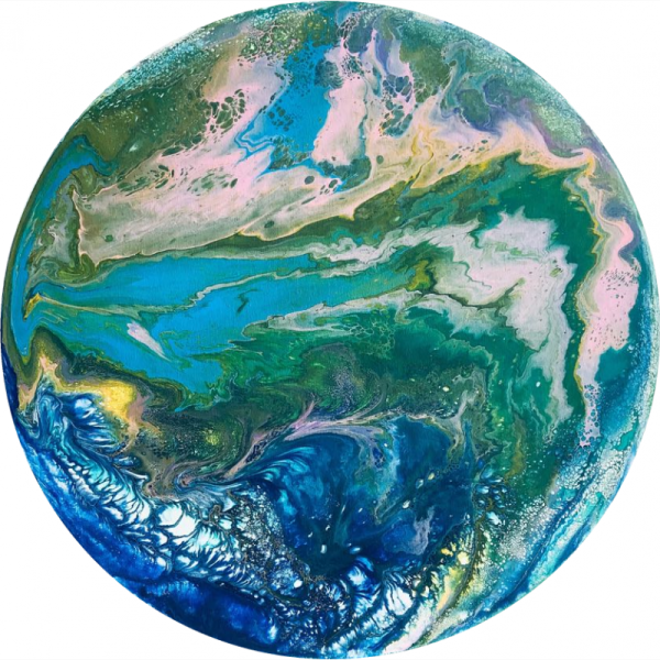 Планета земля интерьерная картина