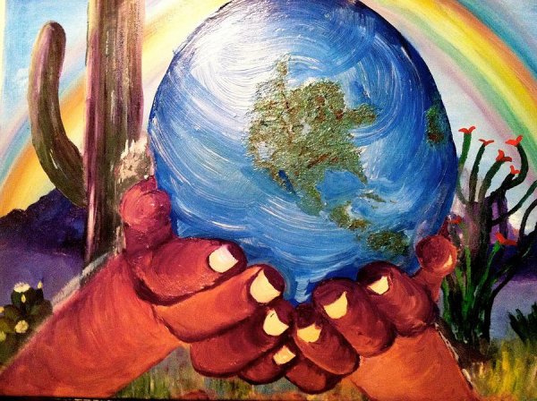 Картина земля