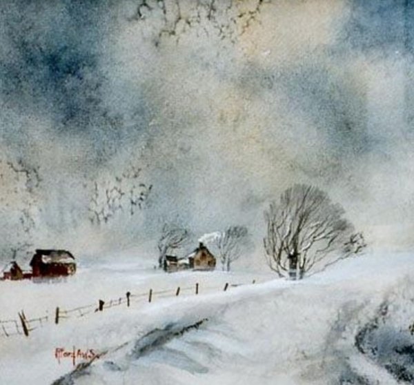 Аполлинарий Васнецов вьюжит метель