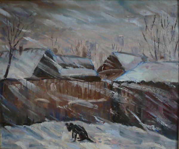 Метель в живописи