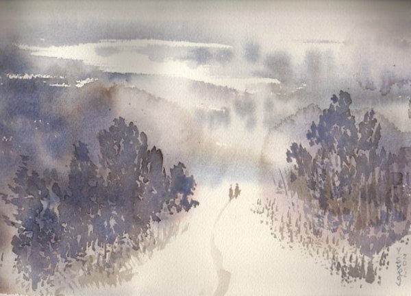 Аполлинарий Васнецов вьюжит метель