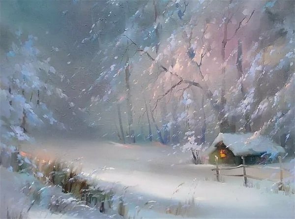 Метель. Художник Владимир Куликов