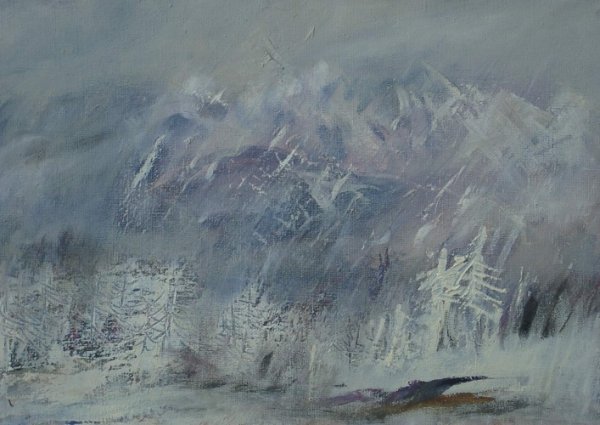 Снежная буря картина