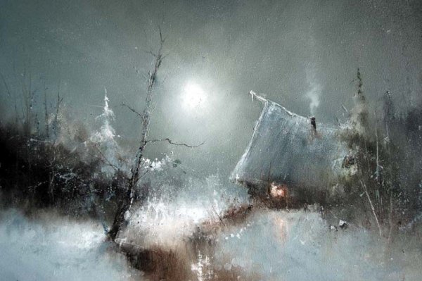 Живопись Игорь Медведев вьюга