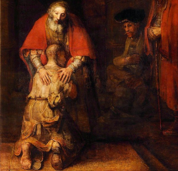 Рембрандт Возвращение блудного сына картина