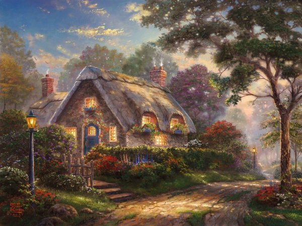 Картины американского художника Томаса Кинкейда