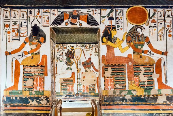 Гробница Нефертари древний Египет