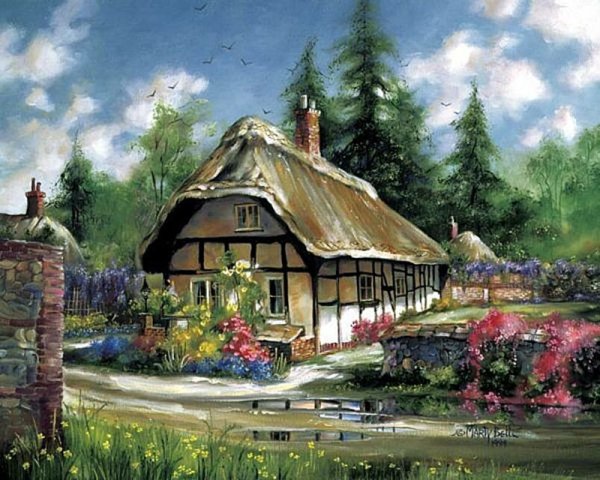 Томас Кинкаде художник сады