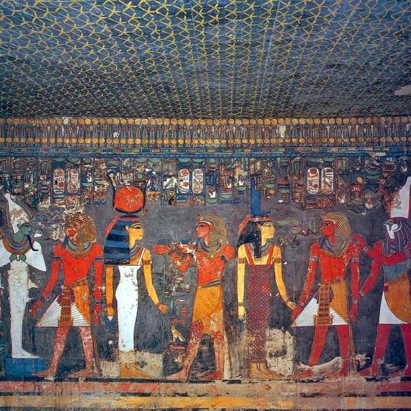 Фрески Гробница Хоремхеба