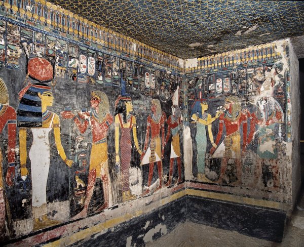 Фрески Гробница Хоремхеба