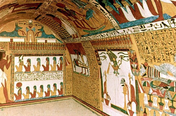 Фрески храмов Египта
