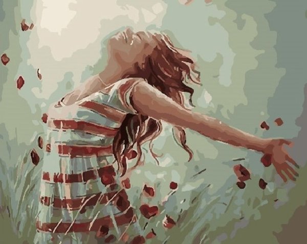 Радость акварель