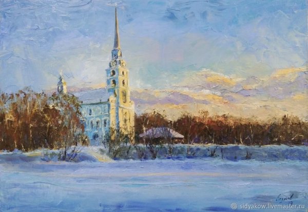 Петропавловский парк Ярославль картины