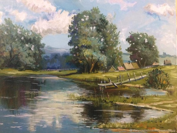 Профессиональные пейзажи маслом