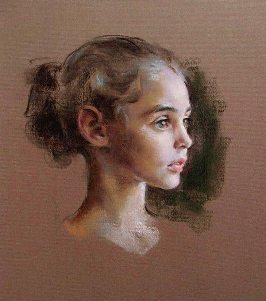 Портрет Фешин профиль