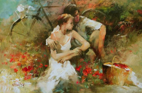 Виллем хенритс Willem Haenraets картины пара