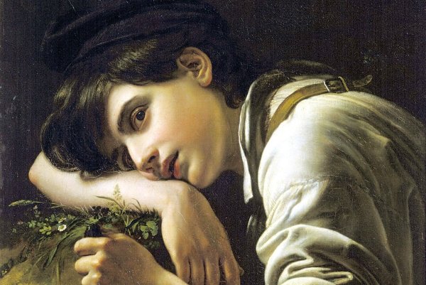 Орест Кипренский молодой садовник