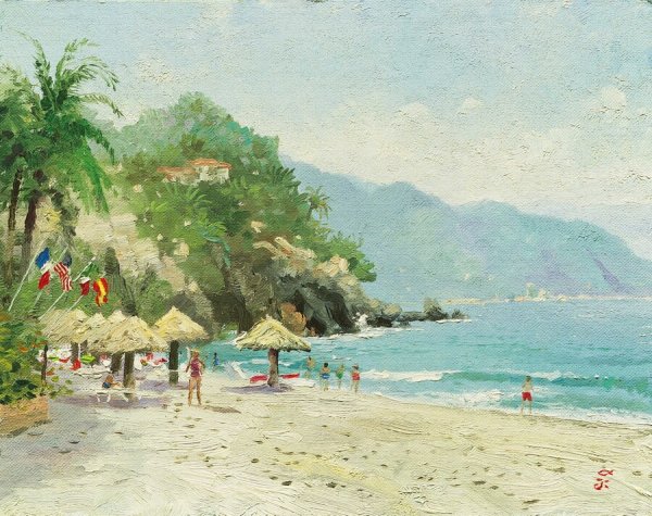 Картина пляж