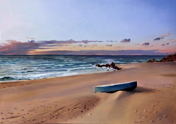 Море пляж живопись