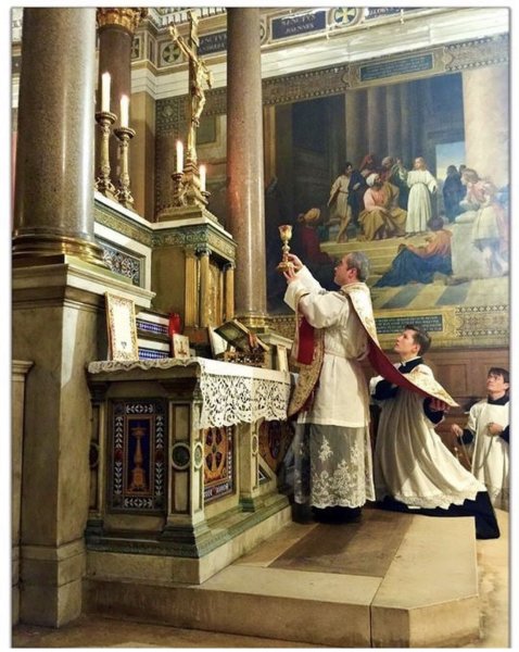 Католич священник живопись