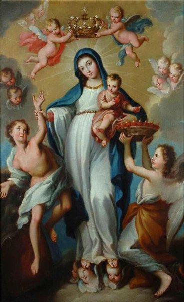 Дева Мария католическая картина