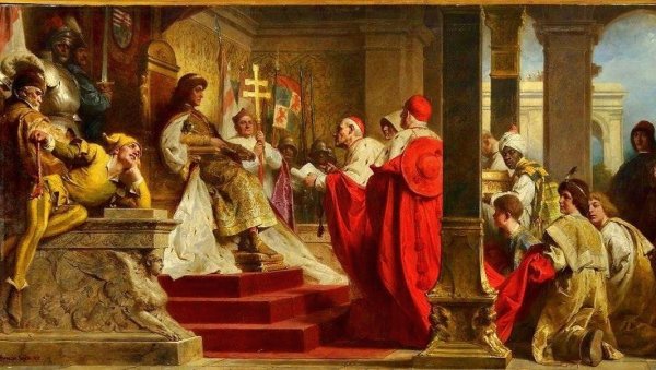 Ф. Моллер «Александр Невский и папские Легаты»),